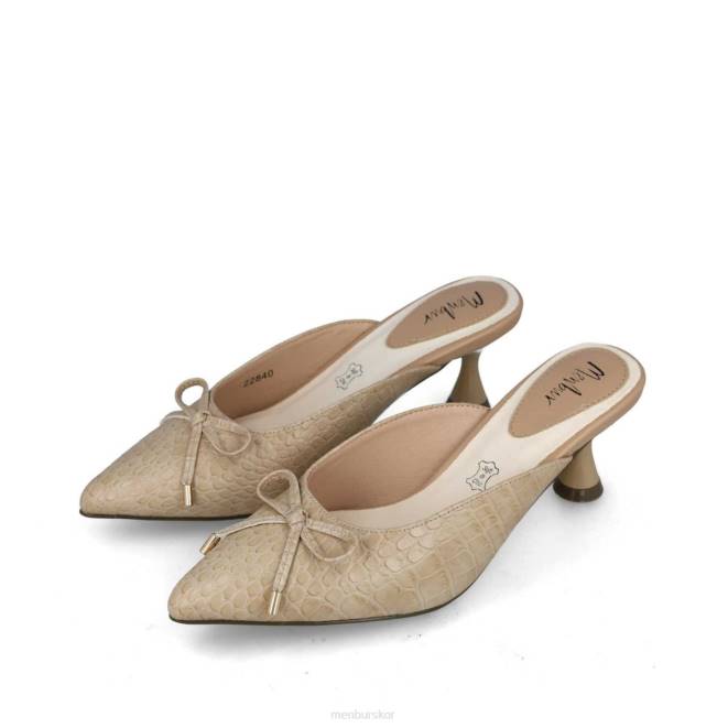 Menbur kvinnor beige eos mellan och låga klackar 608J5740