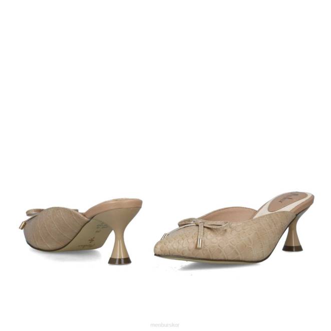 Menbur kvinnor beige eos mellan och låga klackar 608J5740