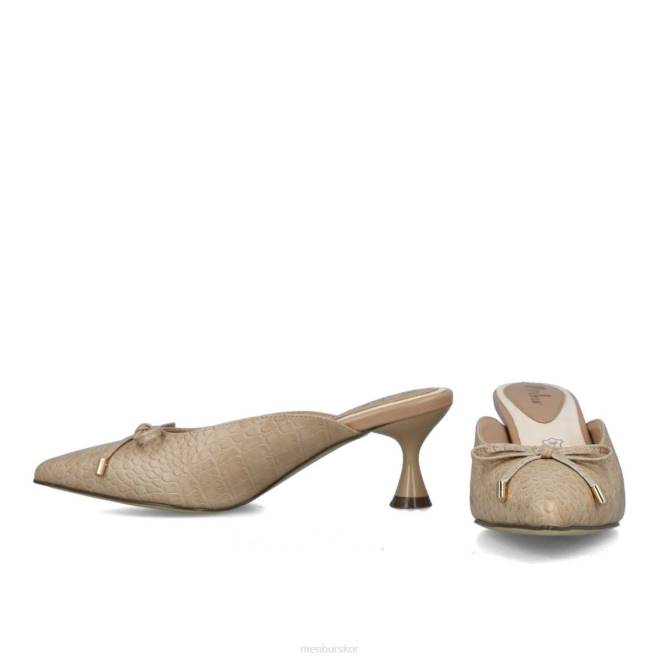 Menbur kvinnor beige eos mellan och låga klackar 608J5740