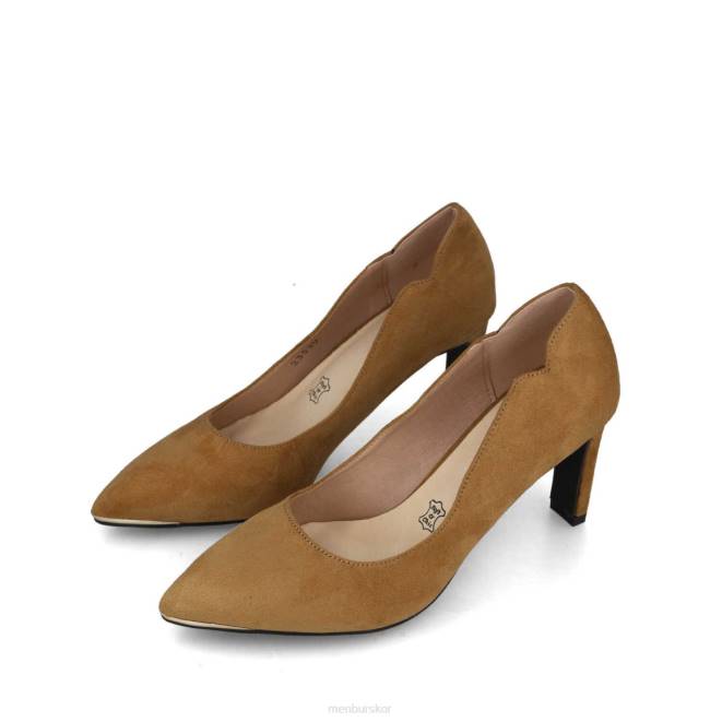 Menbur kvinnor beige escolecita mellan och låga klackar 608J5598