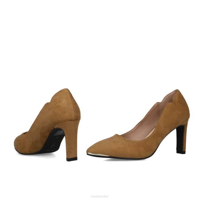 Menbur kvinnor beige escolecita mellan och låga klackar 608J5598