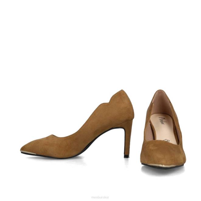 Menbur kvinnor beige escolecita mellan och låga klackar 608J5598