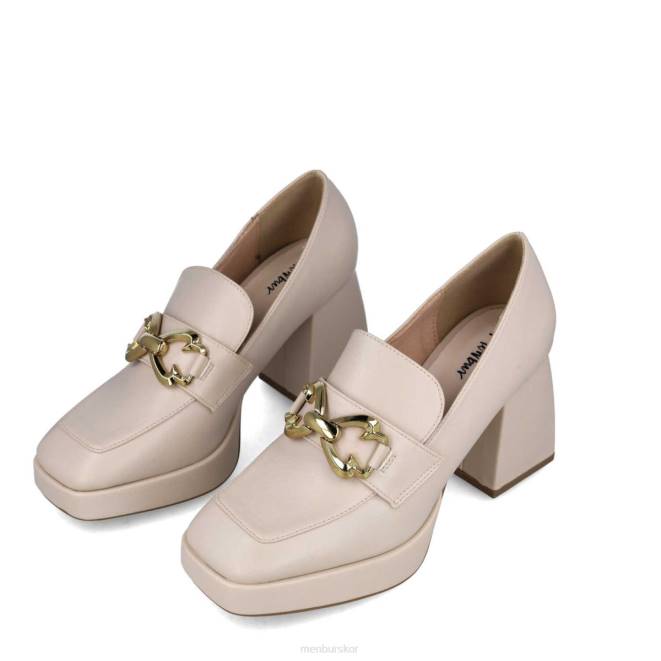 Menbur kvinnor beige jaspe mellan och låga klackar 608J5611