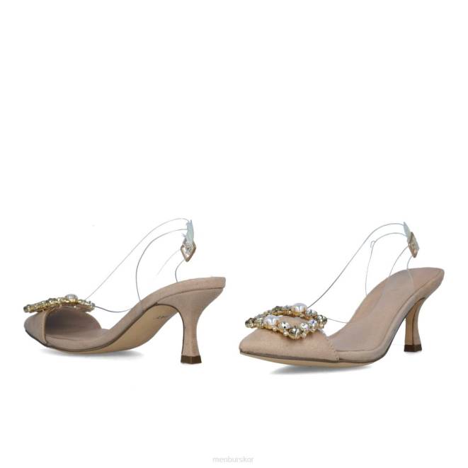 Menbur kvinnor beige pavo mellan och låga klackar 608J5589