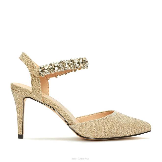 Menbur kvinnor beige scerne mellan och låga klackar 608J1884