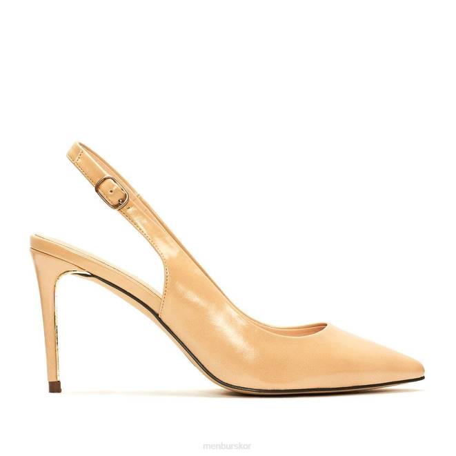 Menbur kvinnor beige tussillo mellan och låga klackar 608J1962