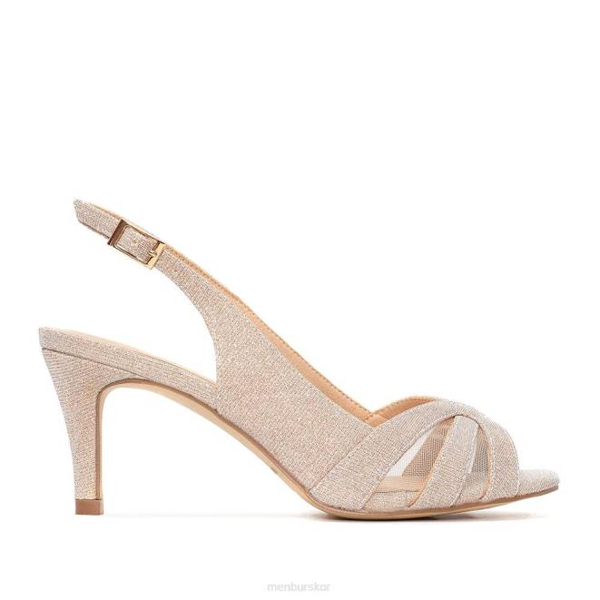 Menbur kvinnor beige vallonto mellan och låga klackar 608J2021