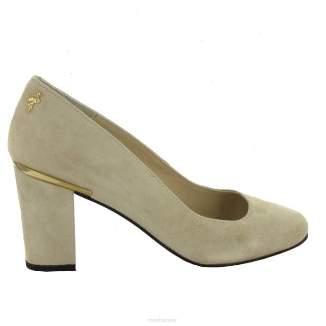 Menbur kvinnor beige viadana mellan och låga klackar 608J5935