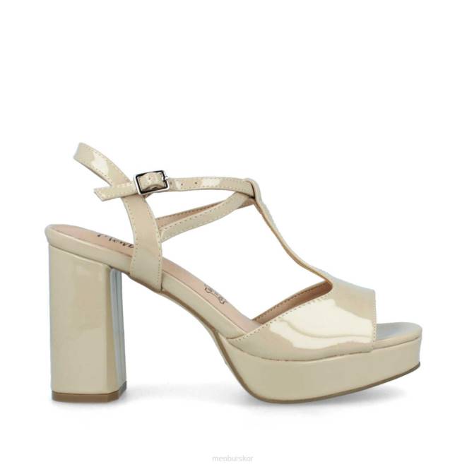 Menbur kvinnor beige villado mellan och låga klackar 608J2099