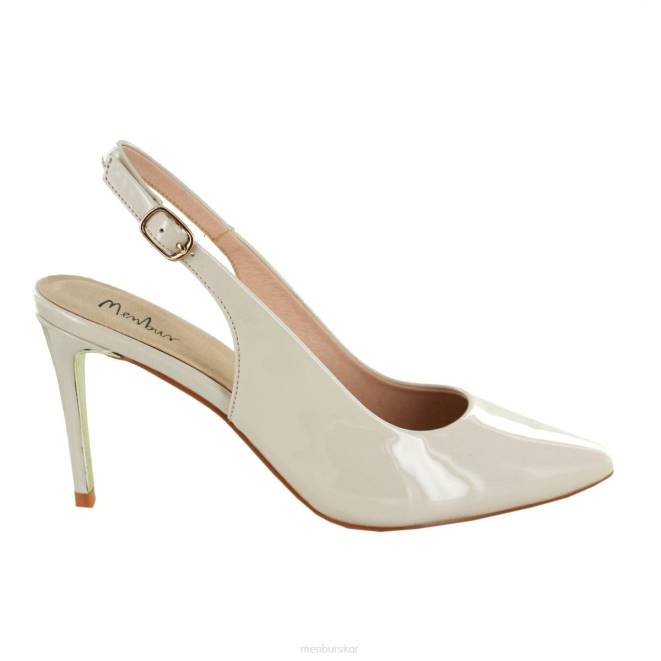 Menbur kvinnor beige villaro mellan och låga klackar 608J2063