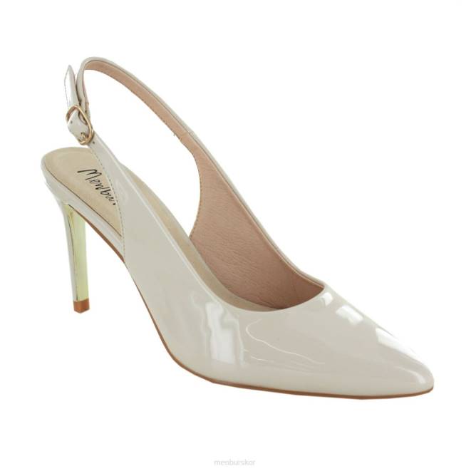 Menbur kvinnor beige villaro mellan och låga klackar 608J2063