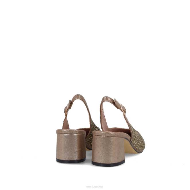 Menbur kvinnor brons cefali mellan och låga klackar 608J5909