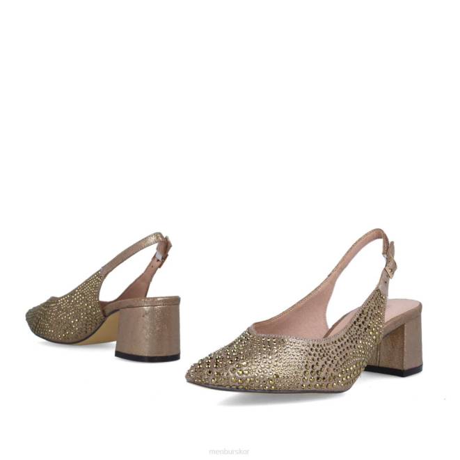 Menbur kvinnor brons cefali mellan och låga klackar 608J5909
