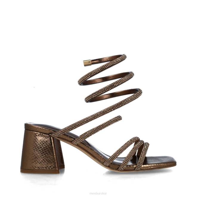 Menbur kvinnor brons lepus mellan och låga klackar 608J1602