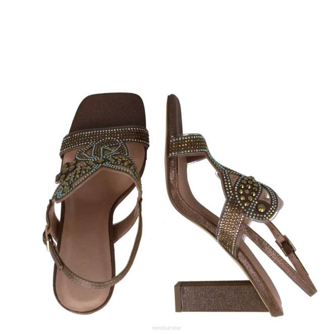 Menbur kvinnor brons onix mellan och låga klackar 608J5680