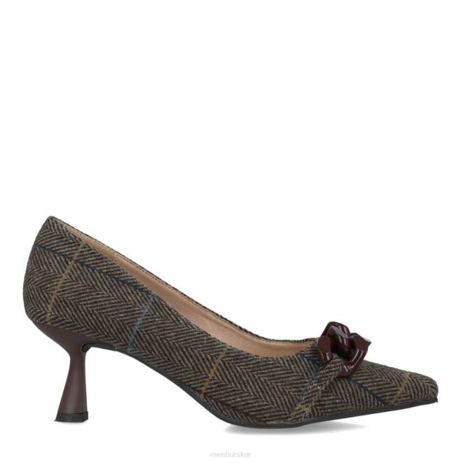 Menbur kvinnor brun danburita mellan och låga klackar 608J5709