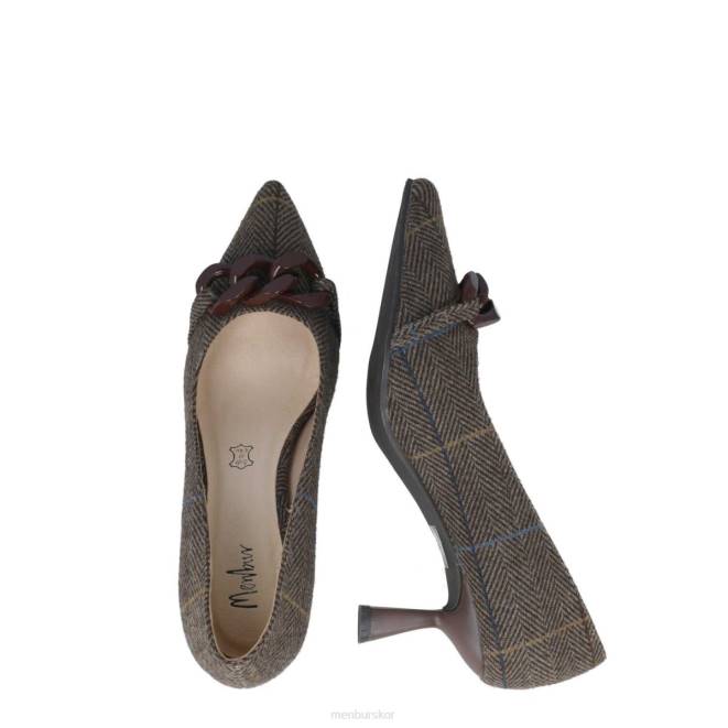 Menbur kvinnor brun danburita mellan och låga klackar 608J5709