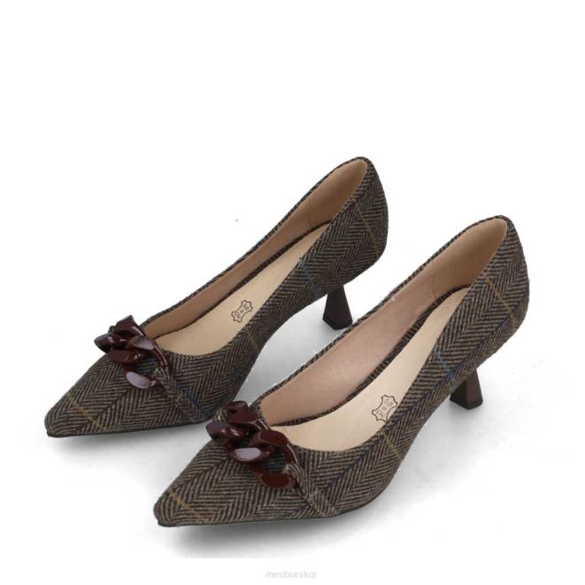 Menbur kvinnor brun danburita mellan och låga klackar 608J5709