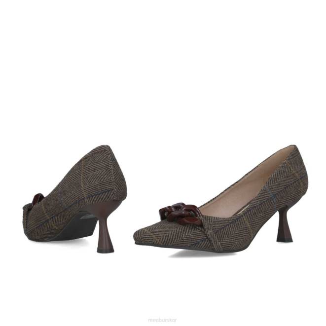 Menbur kvinnor brun danburita mellan och låga klackar 608J5709
