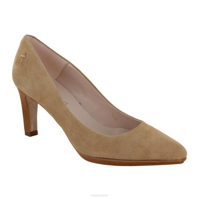 Menbur kvinnor brun ensam mellan och låga klackar 608J1825