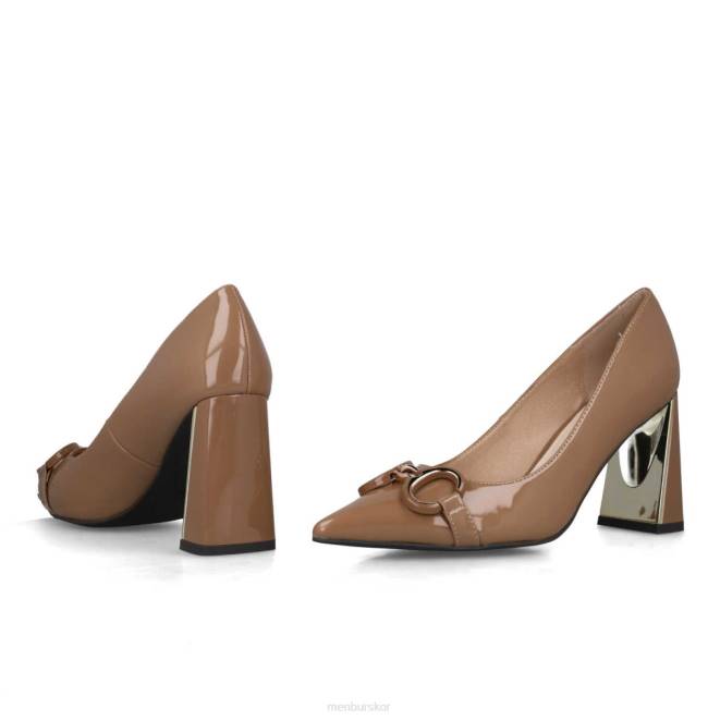 Menbur kvinnor brun granito mellan och låga klackar 608J1620