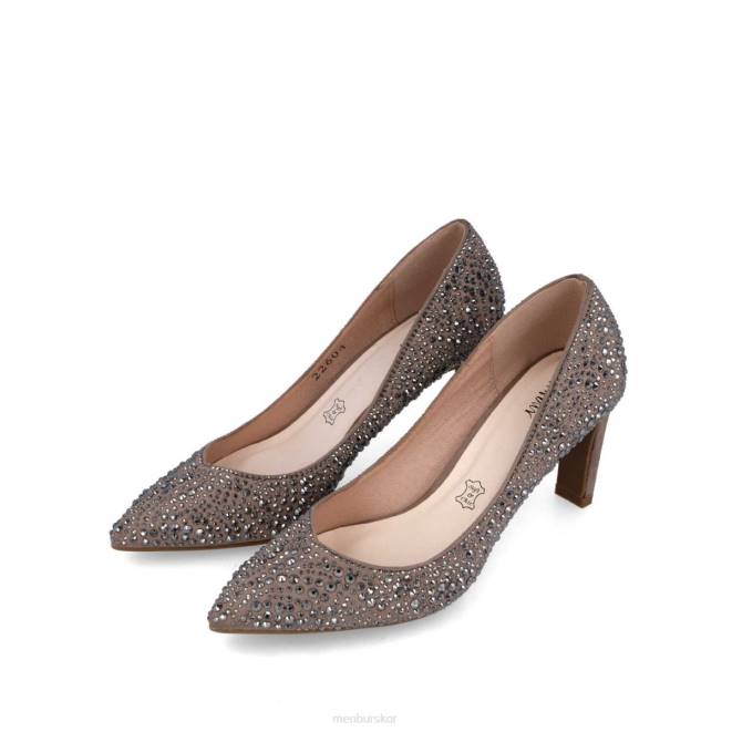 Menbur kvinnor brun hovenia mellan och låga klackar 608J5913