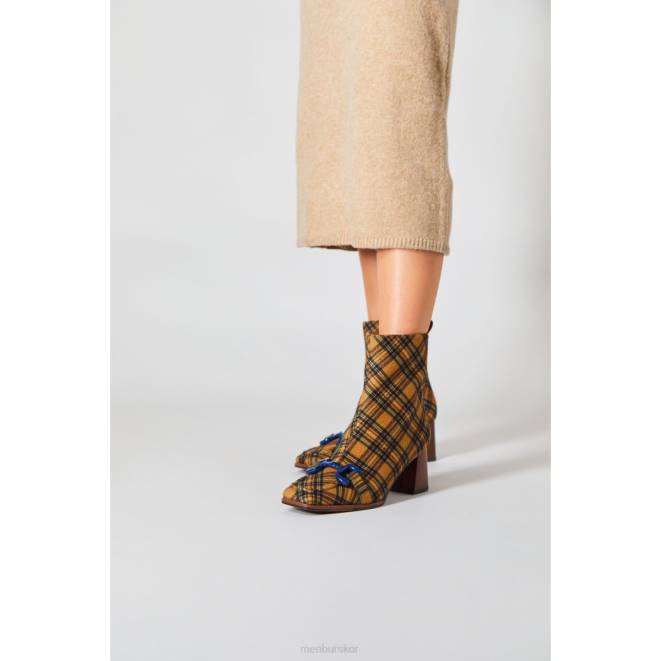 Menbur kvinnor brun morganita mellan och låga klackar 608J5601