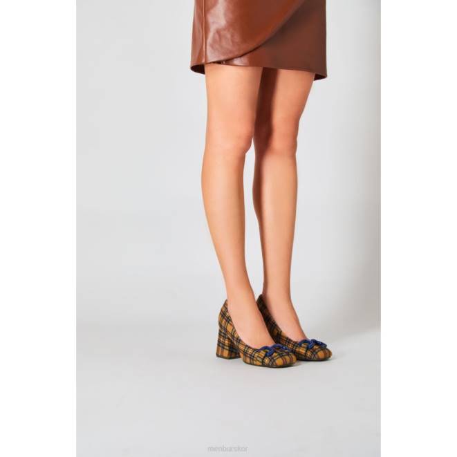 Menbur kvinnor brun morganita mellan och låga klackar 608J5627