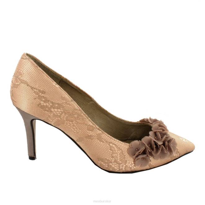 Menbur kvinnor brun pedrera mellan och låga klackar 608J6001