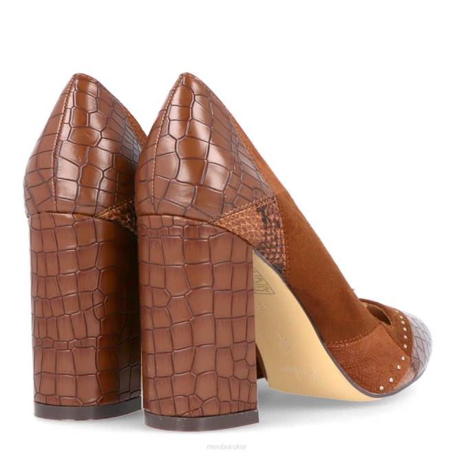 Menbur kvinnor brun sorgono 3 mellan och låga klackar 608J2151