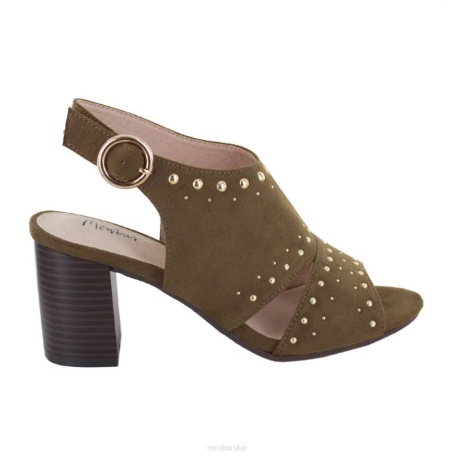 Menbur kvinnor brun valcera mellan och låga klackar 608J1913