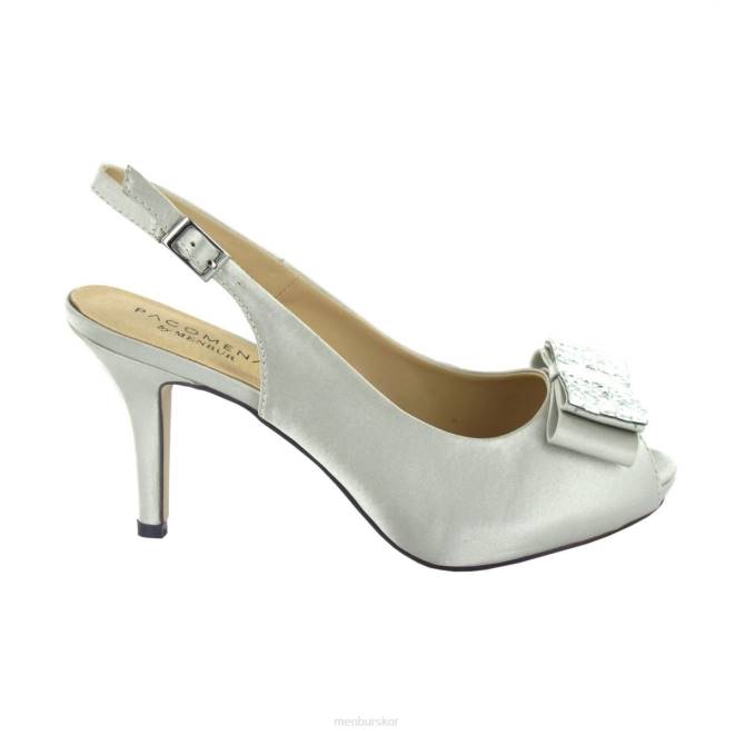 Menbur kvinnor grå bayacas mellan och låga klackar 608J5975