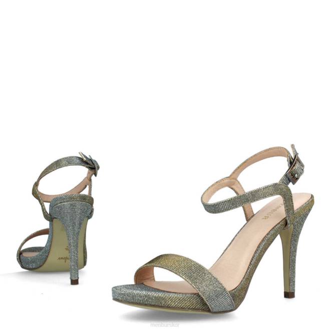 Menbur kvinnor grå caldosa mellan och låga klackar 608J1858