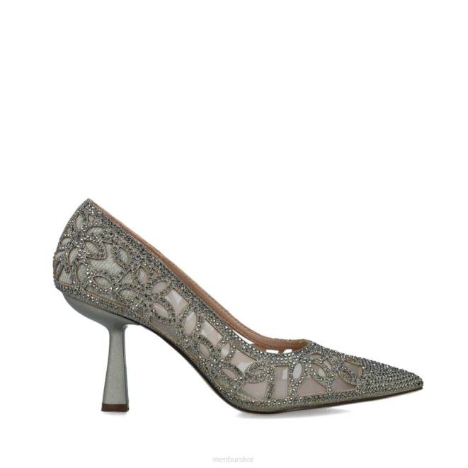 Menbur kvinnor grå canopus mellan och låga klackar 608J5561