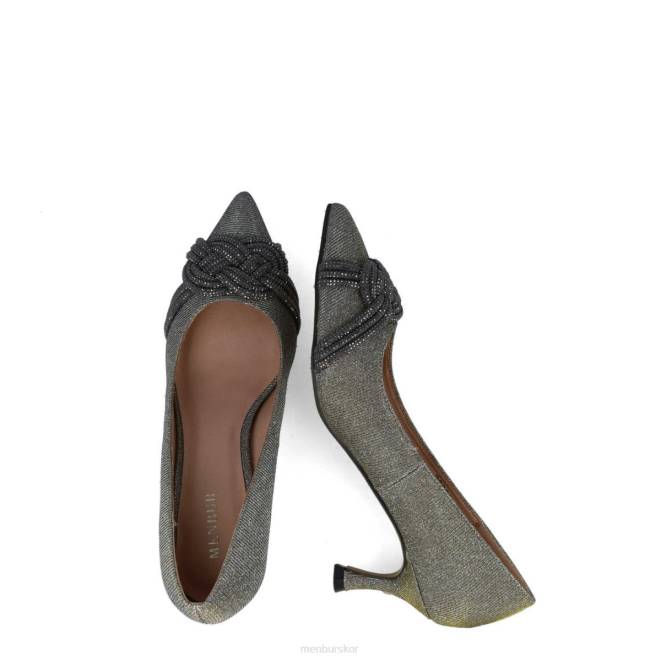 Menbur kvinnor grå cuarzo mellan och låga klackar 608J1630