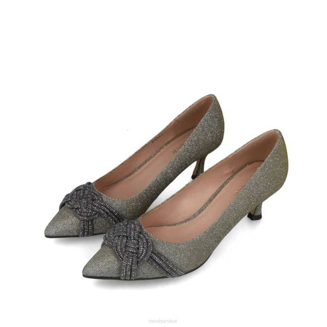 Menbur kvinnor grå cuarzo mellan och låga klackar 608J1630