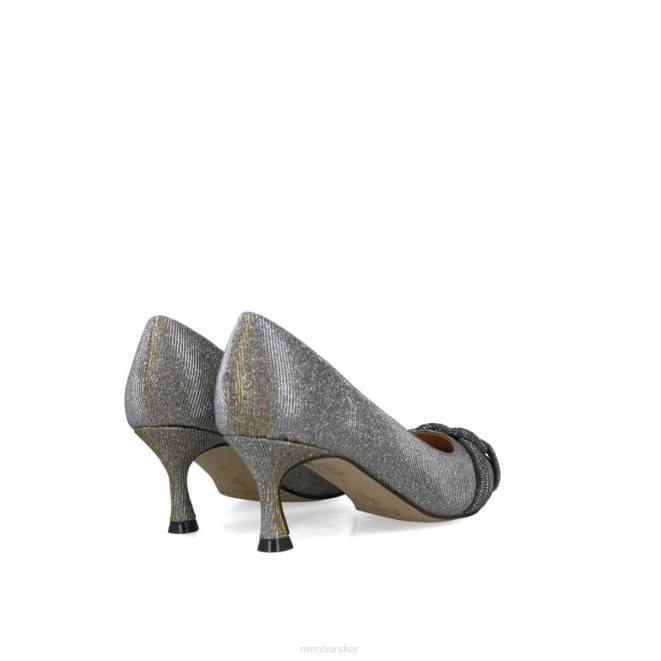 Menbur kvinnor grå cuarzo mellan och låga klackar 608J1630