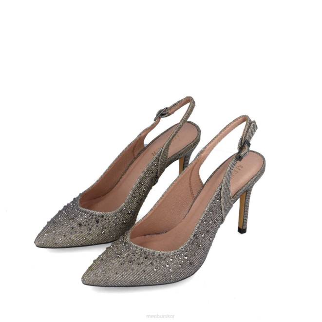 Menbur kvinnor grå lyrata mellan och låga klackar 608J5872