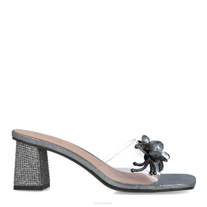 Menbur kvinnor grå melanita mellan och låga klackar 608J1644