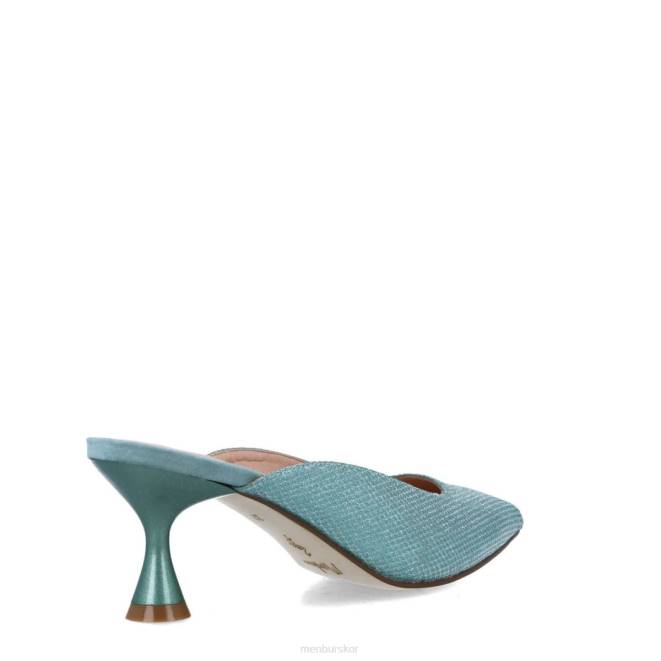 Menbur kvinnor grön creonte mellan och låga klackar 608J5744