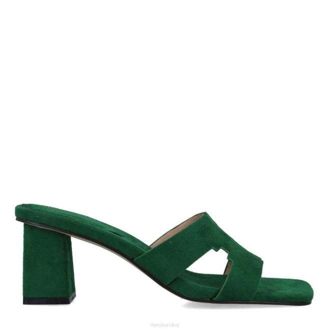 Menbur kvinnor grön eleusis mellan och låga klackar 608J5722