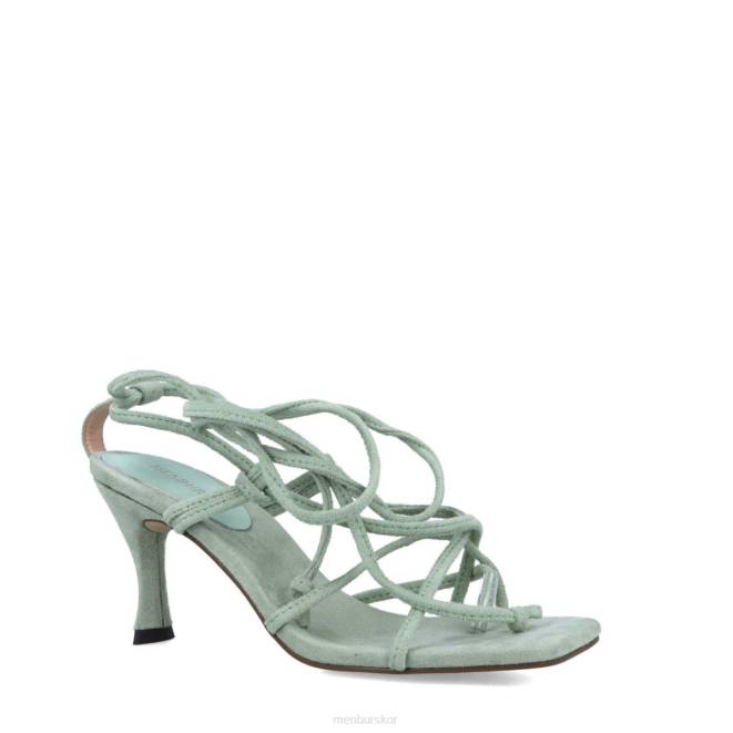 Menbur kvinnor grön harmoni mellan och låga klackar 608J5774