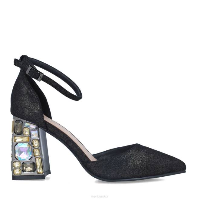 Menbur kvinnor grå pietersita mellan och låga klackar 608J5705