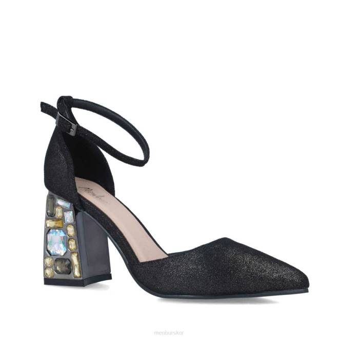 Menbur kvinnor grå pietersita mellan och låga klackar 608J5705