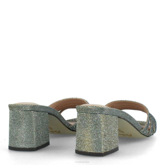 Menbur kvinnor grå salitto mellan och låga klackar 608J1882