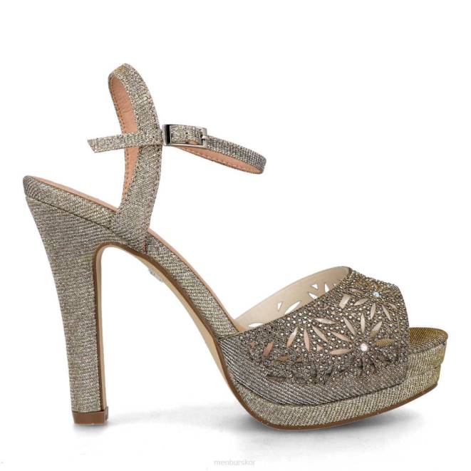 Menbur kvinnor grå secondo mellan och låga klackar 608J1752