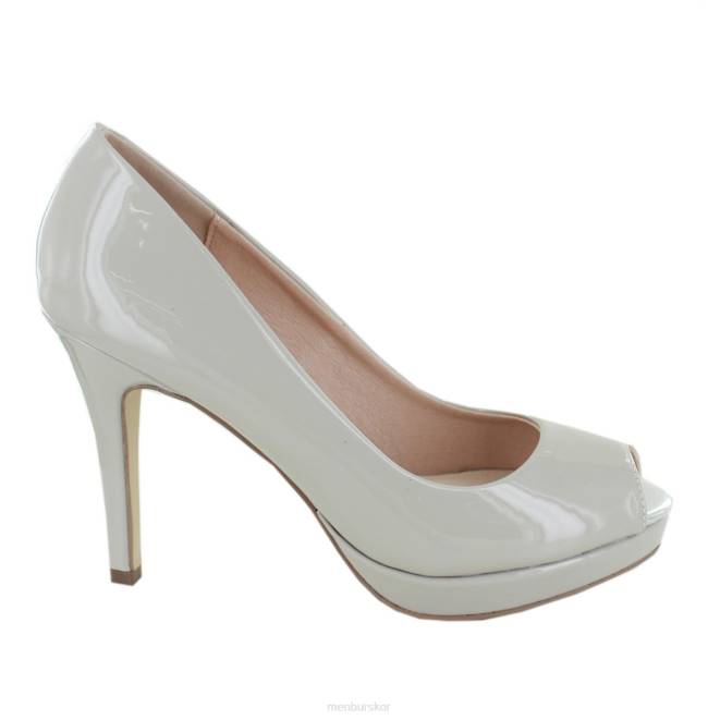 Menbur kvinnor grå sili mellan och låga klackar 608J2141