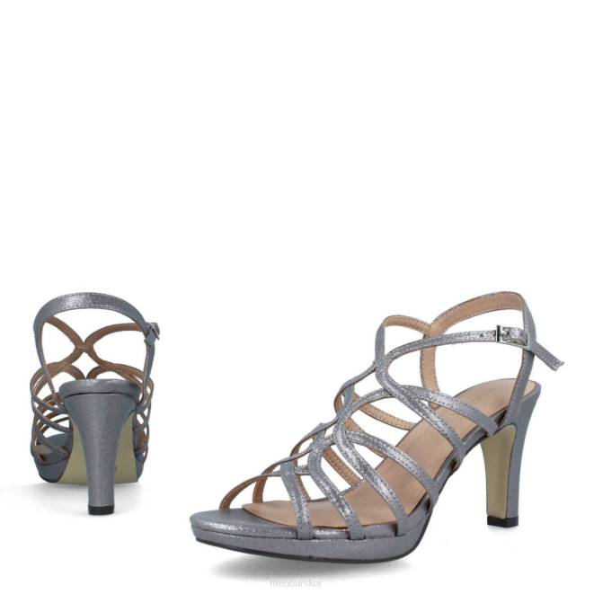 Menbur kvinnor grå umbri mellan och låga klackar 608J2011