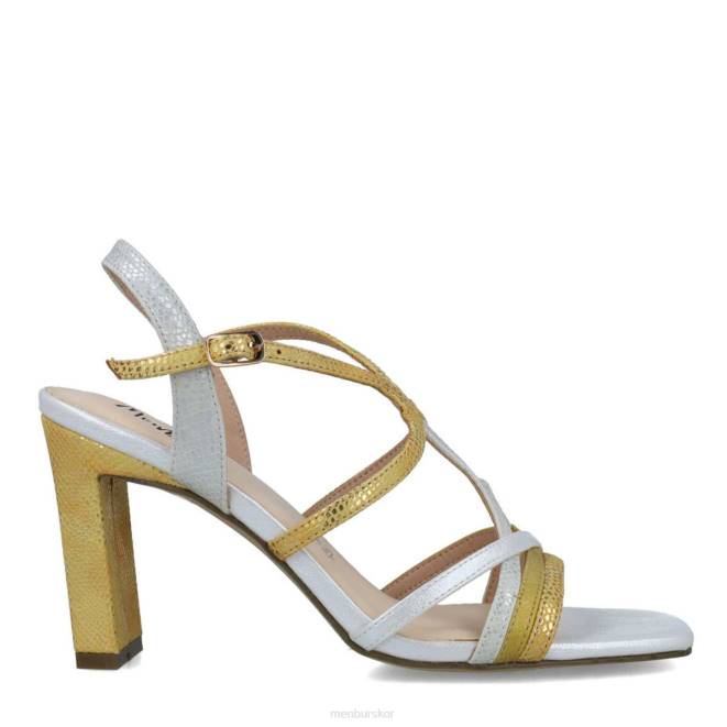 Menbur kvinnor gul hemera mellan och låga klackar 608J1681