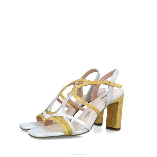 Menbur kvinnor gul hemera mellan och låga klackar 608J1681